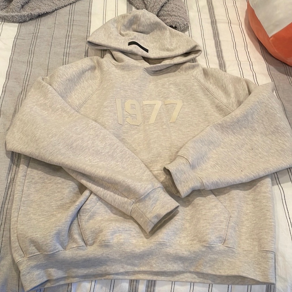 Cream essentials hoodie